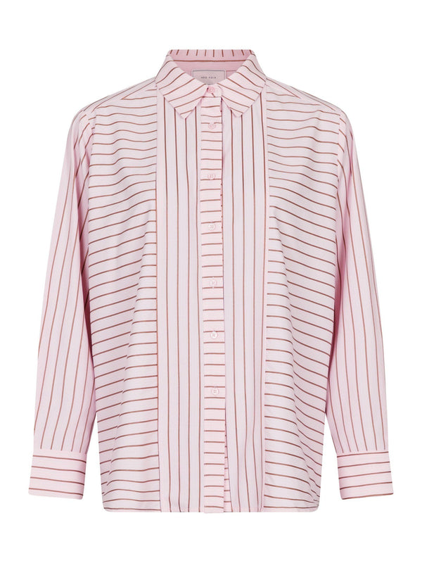 Neo Noir Gili Multi Stripe Shirt - Light Pink