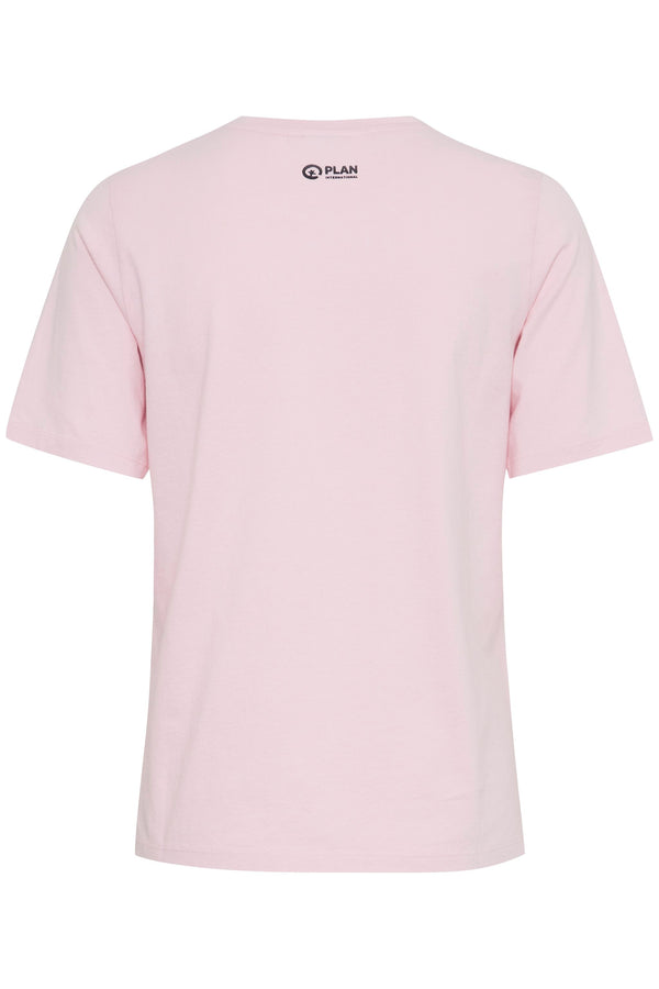 Pulz Jeans Zady t-shirt - Pink Lady
