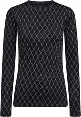 Hype The Detail Printed Blouse - Black