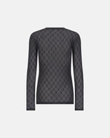 Hype The Detail Mesh Blouse - Grey