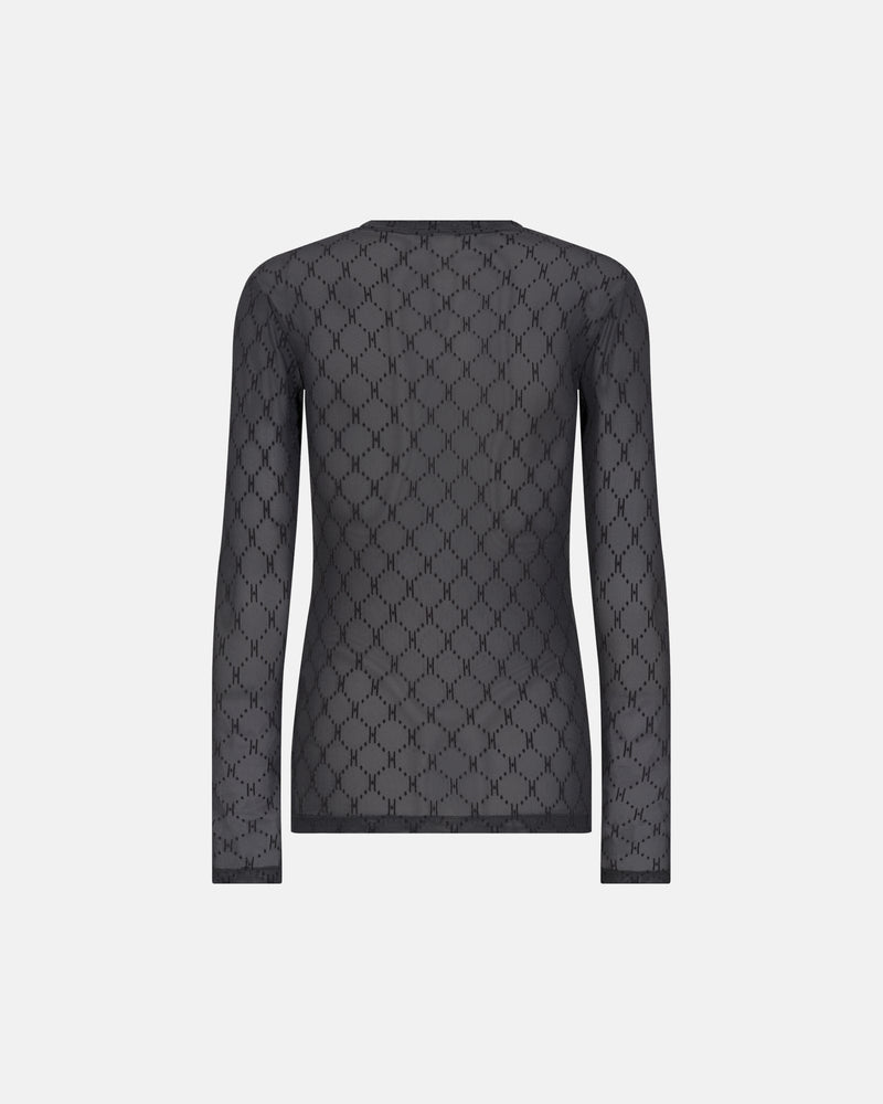 Hype The Detail Mesh Blouse - Grey