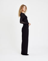 Hype The Detail Mesh Blouse - Black