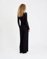 Hype The Detail Mesh Blouse - Black