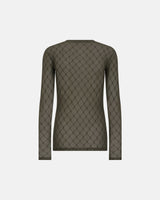 Hype The Detail Mesh Blouse - Green