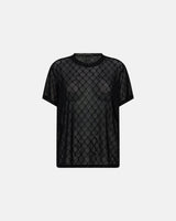 Hype The Detail Mesh Tee Oversize - Black