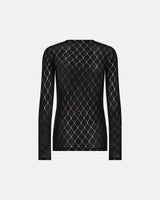 Hype the Detail Mesh Blouse - Gold