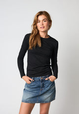 Hype The Detail Tee LS/H-Logo - Black