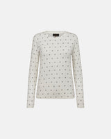 Hype the Detail HTD tee l/s cashmere-blend - White