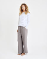 Hype the Detail HTD tee l/s cashmere-blend - White