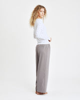 Hype the Detail HTD tee l/s cashmere-blend - White