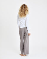Hype the Detail HTD tee l/s cashmere-blend - White