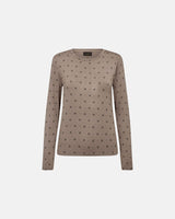 Hype the Detail HTD tee l/s cashmere-blend - Sand