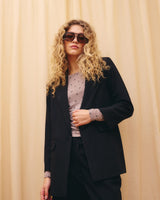 Hype the Detail Relaxed Blazer - Black