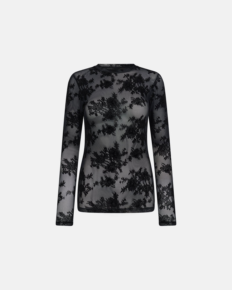 Hype The Detail Lace Blouse - Black