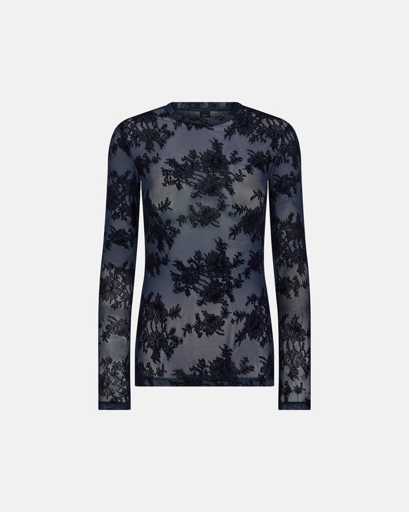 Hype The Detail Lace Blouse - Navy