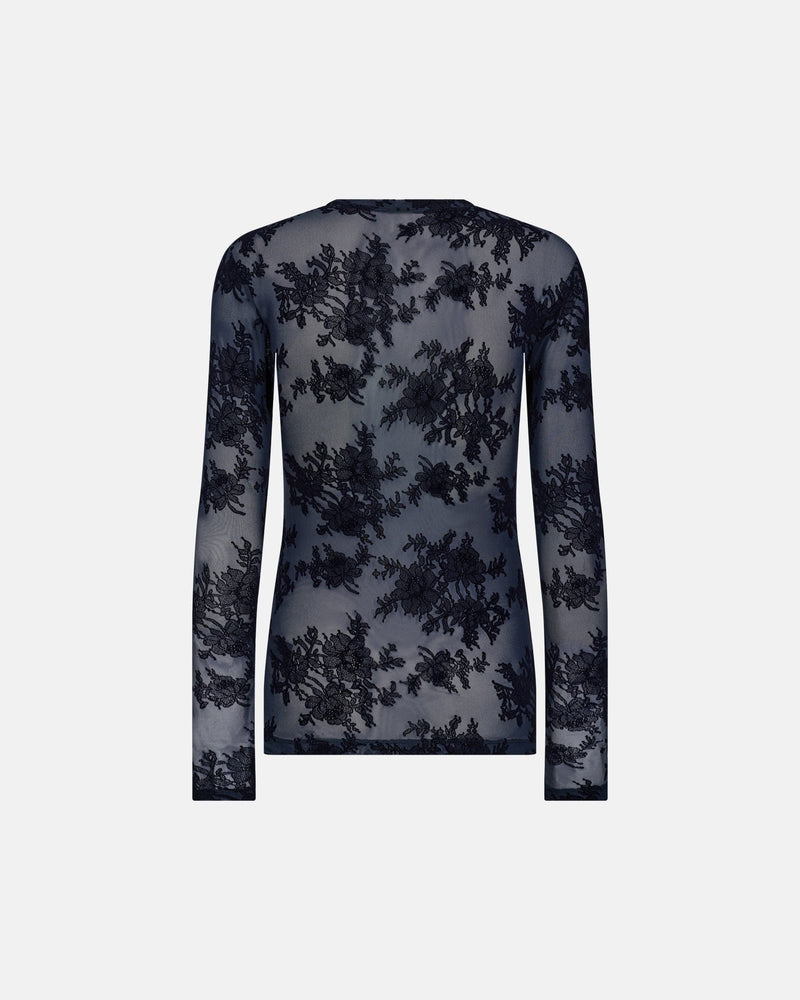 Hype The Detail Lace Blouse - Navy