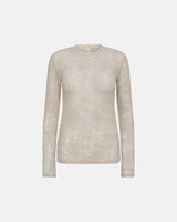Hype The Detail lace blouse - Powder