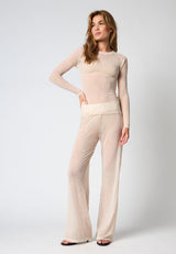 Hype The Detail lace blouse - Powder