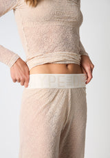 Hype The Detail lace blouse - Powder