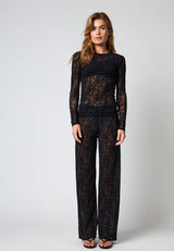 Hype The Detail lace blouse - Black