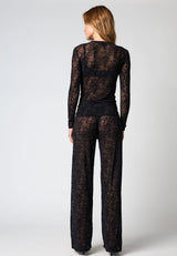 Hype The Detail lace blouse - Black