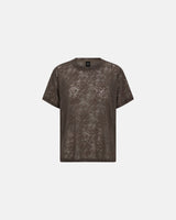Hype The Detail lace tee oversize - Brown
