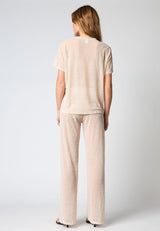Hype The Detail lace tee oversize - Powder