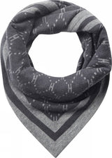 Hype the Detail triangle scarf - Dark Grey Melange