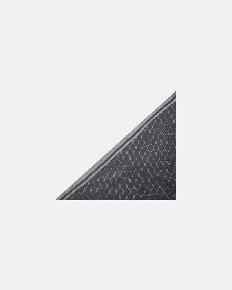 Hype the Detail triangle scarf - Dark Grey Melange