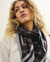 Hype The Detail Triangle Scarf - Brown