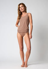 Hype The Detail Singlet Logo 2-pk - Brown