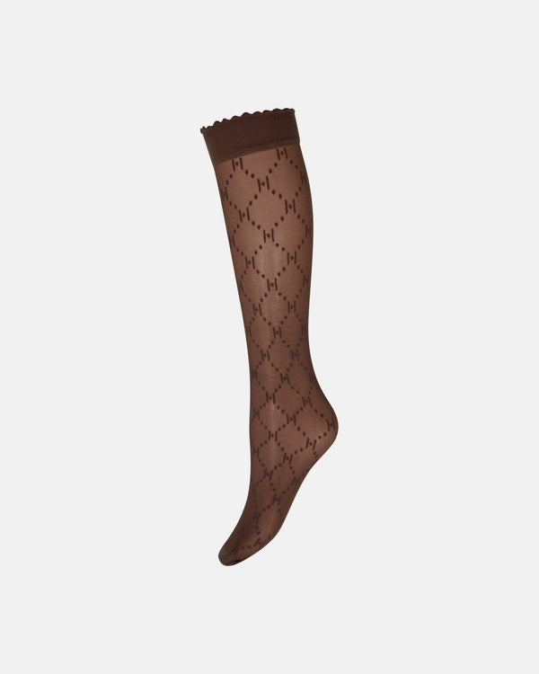Hype The Detail Knee High Logo - Brown