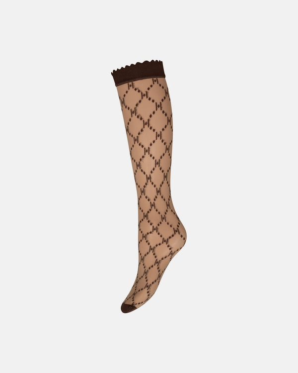 Hype The Detail Knee High Logo - Brown