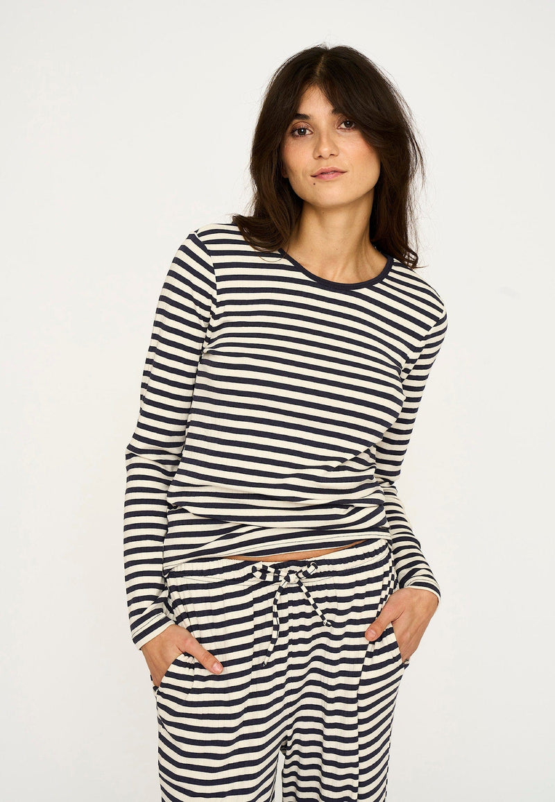 Jbs of Denmark Ribbed IS tee - Blue
