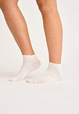 JBS Of Denmark Footie Rib Socks - White