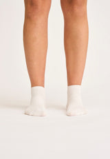 JBS Of Denmark Footie Rib Socks - White