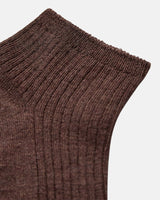 JBS Of Denmark Footie Rib Socks - Brown