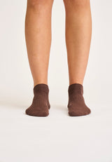 JBS Of Denmark Footie Rib Socks - Brown