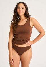 JBS of Denmark Top Wide Straps - Brown