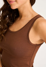JBS of Denmark Top Wide Straps - Brown