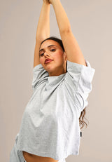 JBS og Denmark Basic Oversize Tee - Grey