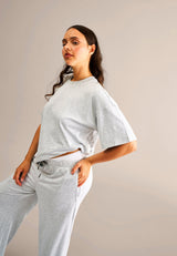 JBS og Denmark Basic Oversize Tee - Grey