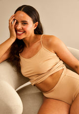 JBS of Denmark Top Narrow Strap - Nude