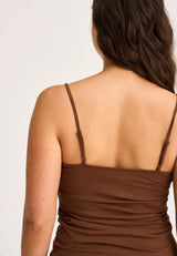JBS of Denmark Top Narrow Strap - Brown