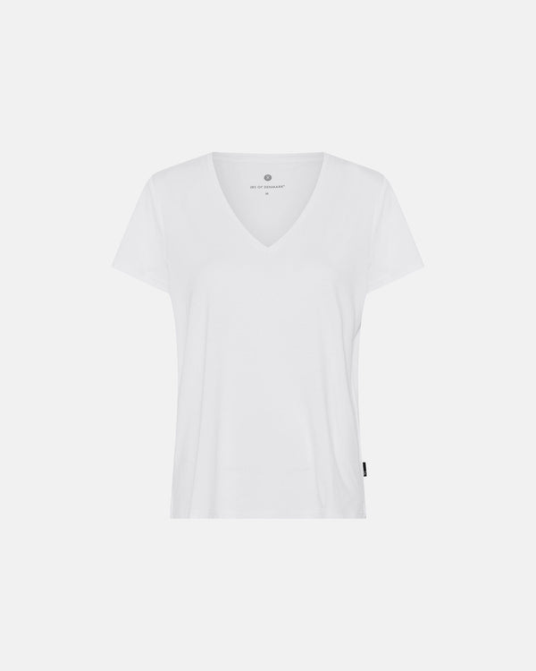 JBS of Denmark Bamboo Blend Tee v-neck - White