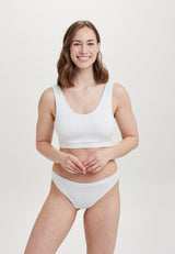 JBS of Denmark string bamboo - White