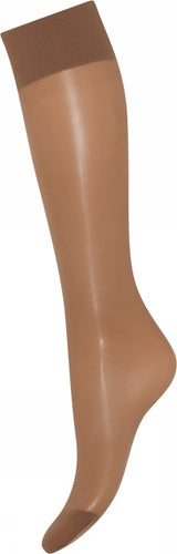 Decoy 2 pack Knee High Silklook 20 Denier - Caramel