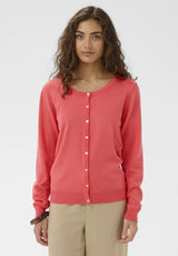 Culture Annemarie Knit Cardigan - Sugar Coral