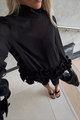 Noella N-Latanie Blouse - Black