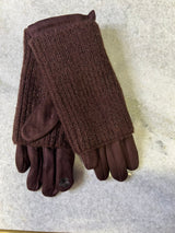 Qnuz Olle 2 in 1 Glove w touch - Marron